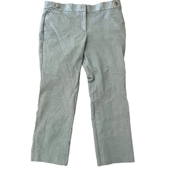 Ann Taylor Women’s Stretch Dress Pants Size 10 Petite Light Blue Career Office - Picture 1 of 9